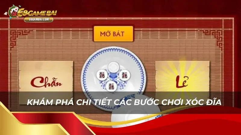 Bật mí chi tiết các bước chơi xóc đĩa tại 68 Game Bài